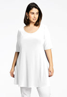 Tunic wide bottom DOLCE - white - #1