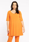 Tunic wide bottom DOLCE - orange