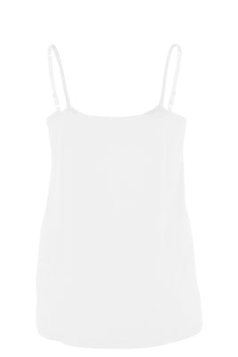 Singlet spaghetti A-line VISCOSE - white  - #3