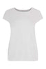 T-shirt cap sleeves COTTON - white - #4