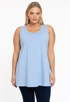 Singlet flare COTTON - light blue - #1