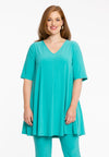 Tuniek swing short sleeve dolce - Turquoise