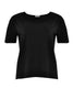 T-shirt wide COTTON - black  - #4