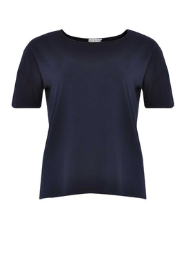 T-shirt wide COTTON - blue - #4