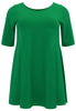 Tunic wide bottom COTTON - green - #3