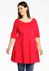 Tuniek wide bottom cotton - Rood