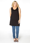 Singlet long VISCOSE - black 