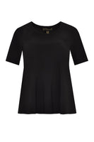 T-shirt A-line DOLCE - black - #4