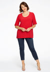 T-shirt A-line DOLCE - red 