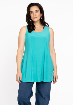 Singlet flare DOLCE - turquoise - #1