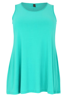 Singlet flare DOLCE - turquoise - #4