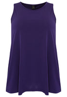 Singlet flare DOLCE - purple - #4