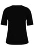 T-shirt A-line VISCOSE - black - #5