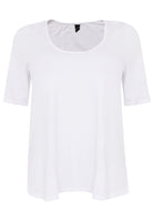 T-shirt A-line VISCOSE - white  - #4