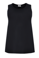 Singlet relax fit COTTON - black  - #4