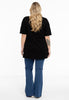 Tunic flare fit COTTON - black - #3