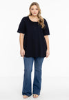 Tuniek flare fit cotton - blauw