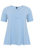 Tunic flare fit COTTON - light blue - #4