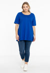 Tunic flare fit COTTON - indigo