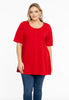 Tunic flare fit COTTON - red 