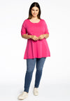 Tuniek flare fit cotton - roze