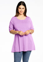 Tunic flare fit COTTON - light purple - #1