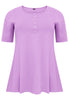 Tunic flare fit COTTON - light purple - #4