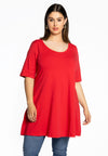 Tuniek wide bottom cotton - Rood