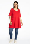 Tuniek wide bottom cotton - Rood