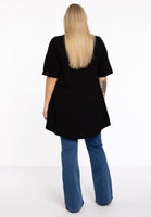 Tunic Swing short sleeve COTTON - black - #3