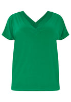 T-shirt v-neck DOLCE - green  - #4