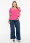 T-shirt v-neck DOLCE - pink