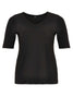 T-shirt v-neck relax fit DOLCE - black - #4