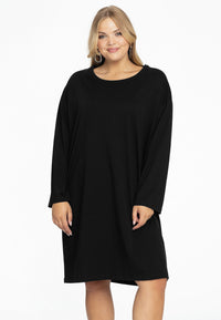 Tunic wide COTTON - black - #1