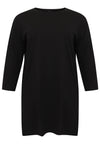 Tunic wide COTTON - black - #4