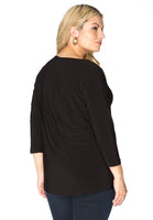 Shirt 3/4 sleeves DOLCE - black - #3