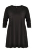 Tunic wide bottom VISCOSE - black - #3