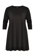 Tunic wide bottom VISCOSE - black - #3