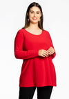 Tuniek lange mouwen flare dolce - Rood