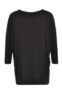 Shirt long sleeves wide DOLCE - black - #3