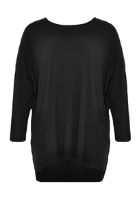 Shirt long sleeves wide DOLCE - black - #4