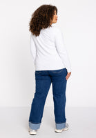 Tunic tight fit COTTON - white - #3