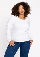 Tunic tight fit COTTON - white - #1