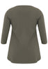 Tunic flare fit buttons COTTON - green - #5