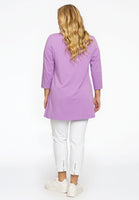 Tunic flare fit buttons COTTON - light purple - #3