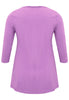 Tunic flare fit buttons COTTON - light purple - #5