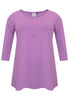 Tunic flare fit buttons COTTON - light purple - #4