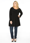 Tunic wide bottom DOLCE - black 