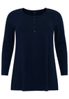 Tunic flare buttons COTTON - blue