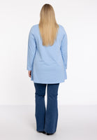 Tunic  flare buttons COTTON - light blue - #3